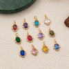 Pendant Jewelry Copper Geometric Style Set With Gems