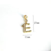 Pendant Jewelry Copper Gold Inlaid Letter Style Accessories