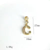 Pendant Jewelry Copper Gold Inlaid Letter Style Accessories