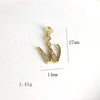 Pendant Jewelry Copper Gold Inlaid Letter Style Accessories