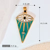 Pendant Jewelry Copper Oildropping Geometric Star Style