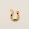 Pendant Jewelry Copper Real Gold Plated Love Lightning Animal Zodiac Shape
