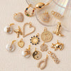 Pendant Jewelry Copper Real Gold Plated Love Lightning Animal Zodiac Shape
