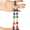 Pendant Jewelry Crystal Ore Gravel Tassel Different Shape Rhombic Round Square Cut Weaving
