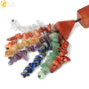 Pendant Jewelry Crystal Ore Gravel Tassel Different Shape Rhombic Round Square Cut Weaving