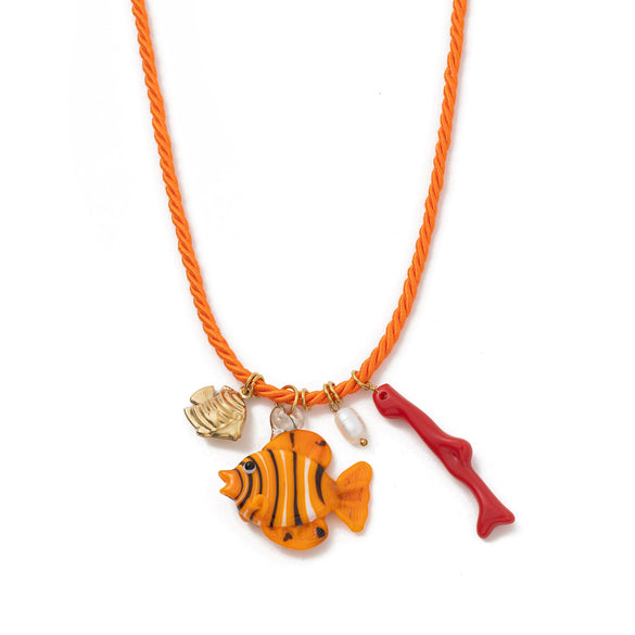Pendant Jewelry Plastic Resin Animal Zodiac Starfish Electroplating Women's Necklace Accessories