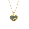 Pendant Jewelry Stainless Steel Geometric Dripping Oil Constellation Rune Necklace