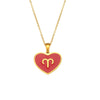 Pendant Jewelry Stainless Steel Geometric Dripping Oil Constellation Rune Necklace