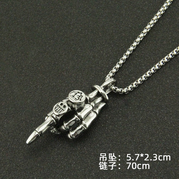 Pendant Necklace Alloy Animals Zodiac Electroplating Hipster Street Punk Style Clothing Accessories For Men And Women