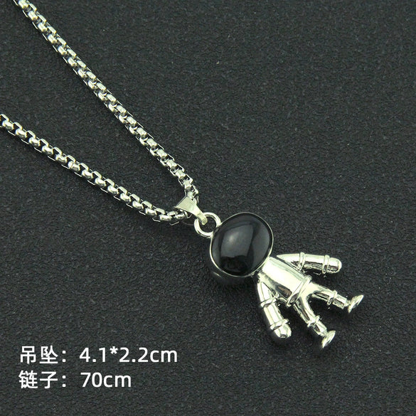Pendant Necklace Alloy Animals Zodiac Electroplating Hipster Street Punk Style Clothing Accessories For Men And Women