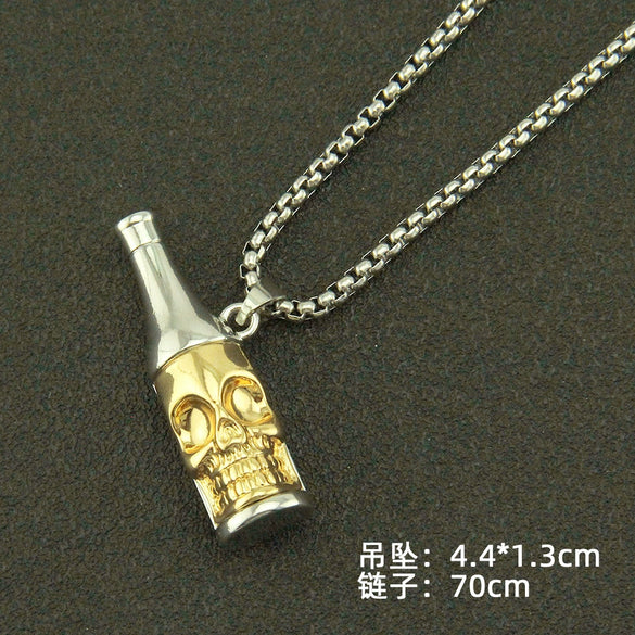 Pendant Necklace Alloy Animals Zodiac Electroplating Hipster Street Punk Style Clothing Accessories For Men And Women