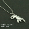 Pendant Necklace Alloy Animals Zodiac Electroplating Hipster Street Punk Style Clothing Accessories For Men And Women