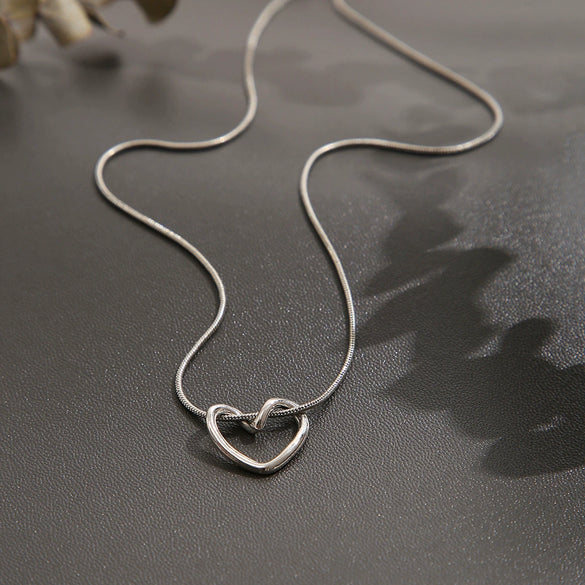 Pendant Necklace Alloy Heartshaped Electroplating For Women