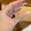 Pendant Necklace Alloy Heartshaped Electroplating For Women