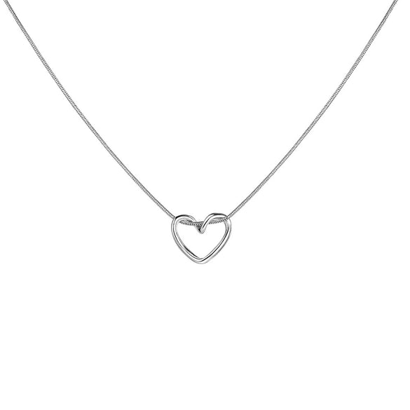 Pendant Necklace Alloy Heartshaped Electroplating For Women