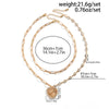 Pendant Necklace Alloy Iron Heart Shape Electroplating For Women