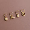 Pendant Necklace And Earrings Copper Titanium Steel Natural Fruit Food Style Electroplated