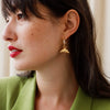 Pendant Necklace And Earrings Copper Titanium Steel Natural Fruit Food Style Electroplated
