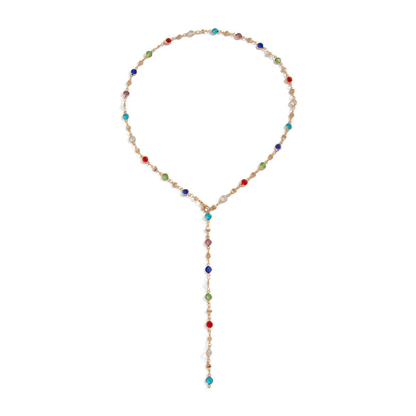 Pendant Necklace Artificial Crystal Geometric Style Electroplating Women's