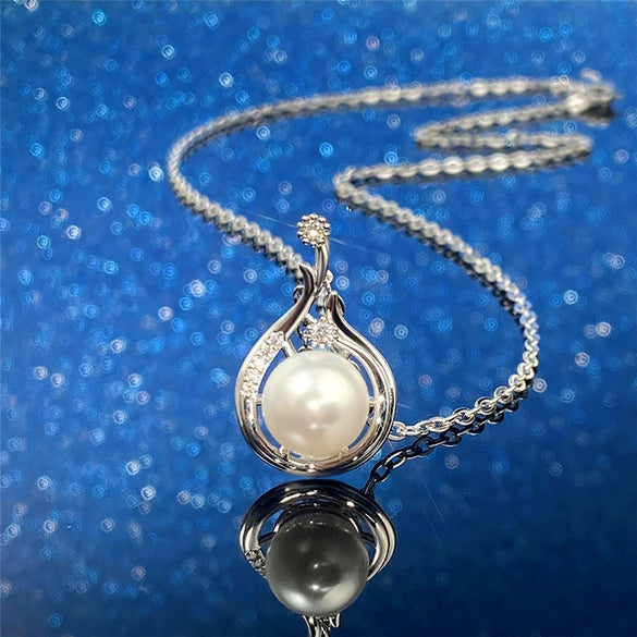 Pendant Necklace Artificial Pearl Copper Geometric Baroque Style Ochain For Women