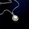 Pendant Necklace Artificial Pearl Copper Geometric Baroque Style Ochain For Women
