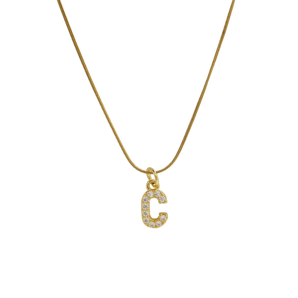 Pendant Necklace Brass Copper Microinlaid Zircon Electroplating Letters Numbers Text Style Ochain For Women