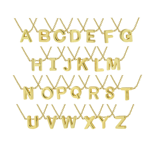 Pendant Necklace Brass Copper Ochain Electroplating Letters Numbers Text Style