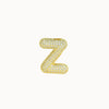 Pendant Necklace Brass Copper Zircon Balloon Bubble Chubby Alphabet Electroplating