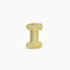 Pendant Necklace Brass Copper Zircon Balloon Bubble Chubby Alphabet Electroplating