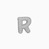 Pendant Necklace Brass Copper Zircon Balloon Bubble Chubby Alphabet Electroplating