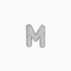 Pendant Necklace Brass Copper Zircon Balloon Bubble Chubby Alphabet Electroplating