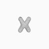 Pendant Necklace Brass Copper Zircon Balloon Bubble Chubby Alphabet Electroplating