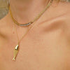 Pendant Necklace Carp Animal Zodiac Geometric Copper Electroplating Ball Chain Women's Personality Style