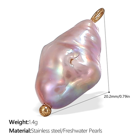 Pendant Necklace Ceramic 316L Stainless Steel Plated 18K Gold Marine Series Small Fish Starfish Shaped