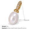 Pendant Necklace Ceramic 316L Stainless Steel Plated 18K Gold Marine Series Small Fish Starfish Shaped