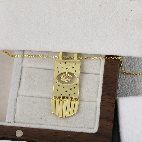 Pendant Necklace Copper Allmatch Animals Zodiac Electroplated Inlaid Zircon