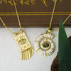 Pendant Necklace Copper Allmatch Animals Zodiac Electroplated Inlaid Zircon