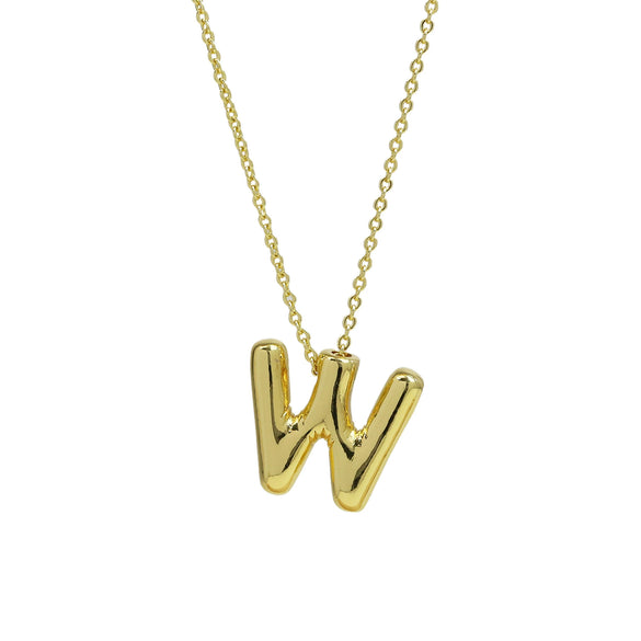Pendant Necklace Copper Brass Electroplating Letters Numbers Text Design