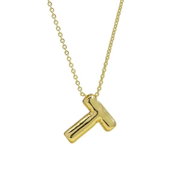 Pendant Necklace Copper Brass Electroplating Letters Numbers Text Design