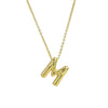 Pendant Necklace Copper Brass Electroplating Letters Numbers Text Design