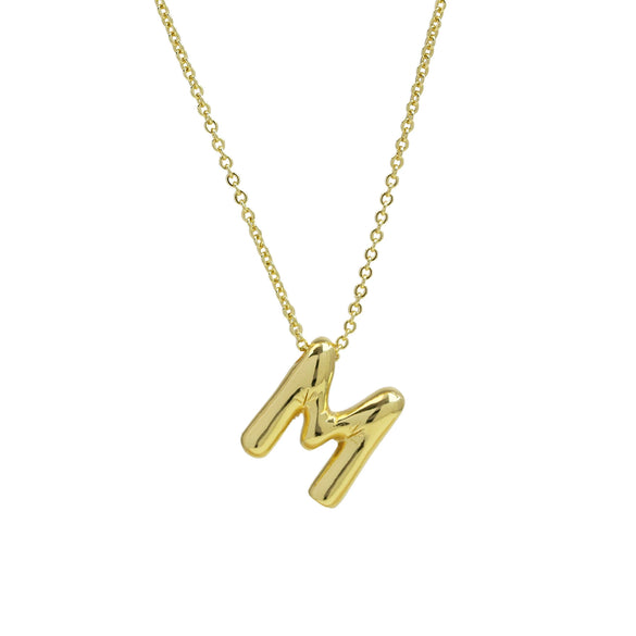 Pendant Necklace Copper Brass Electroplating Letters Numbers Text Design