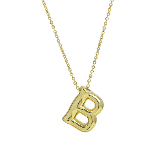 Pendant Necklace Copper Brass Electroplating Letters Numbers Text Design