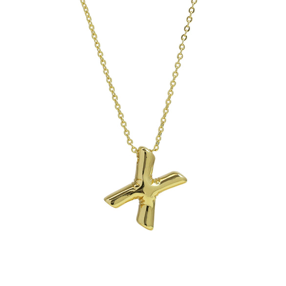 Pendant Necklace Copper Brass Electroplating Letters Numbers Text Design