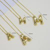 Pendant Necklace Copper Brass Electroplating Letters Numbers Text Design