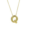 Pendant Necklace Copper Brass Electroplating Letters Numbers Text Design