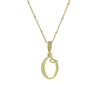 Pendant Necklace Copper Electroplated Highpolished Cursive English Letters