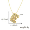 Pendant Necklace Copper Electroplated Letter Hip Hop Light Luxury