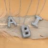 Pendant Necklace Copper Electroplated Letter Hip Hop Light Luxury