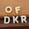 Pendant Necklace Copper Electroplated Letter Hip Hop Light Luxury
