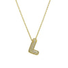 Pendant Necklace Copper Electroplated With Letter Pattern Balloon Bubble Shape